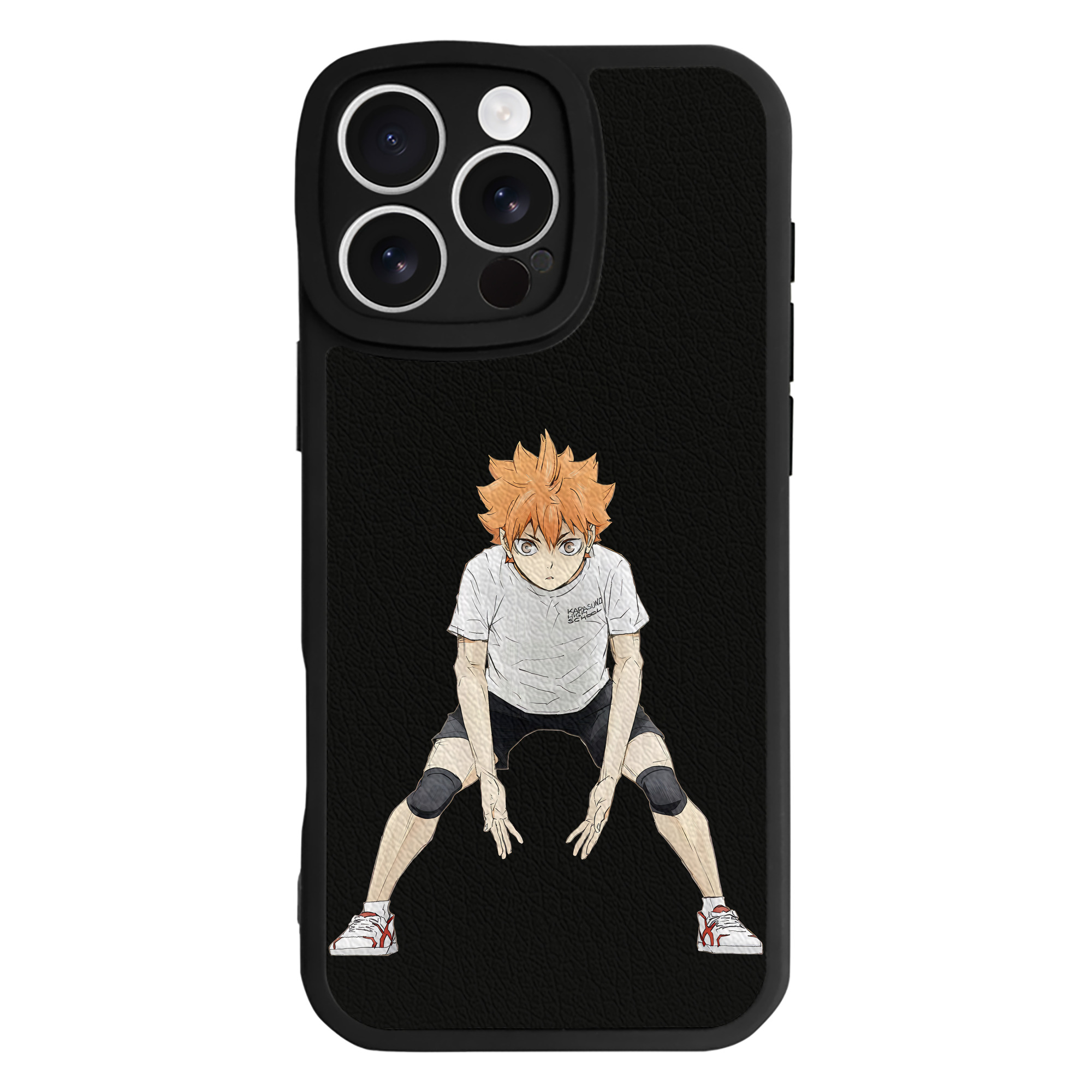 （画像用） ハイキュー!! Haikyu!! 【iPhone 16シリーズ対応】シリコンスマホケース（レザー調） 材質：シリコン